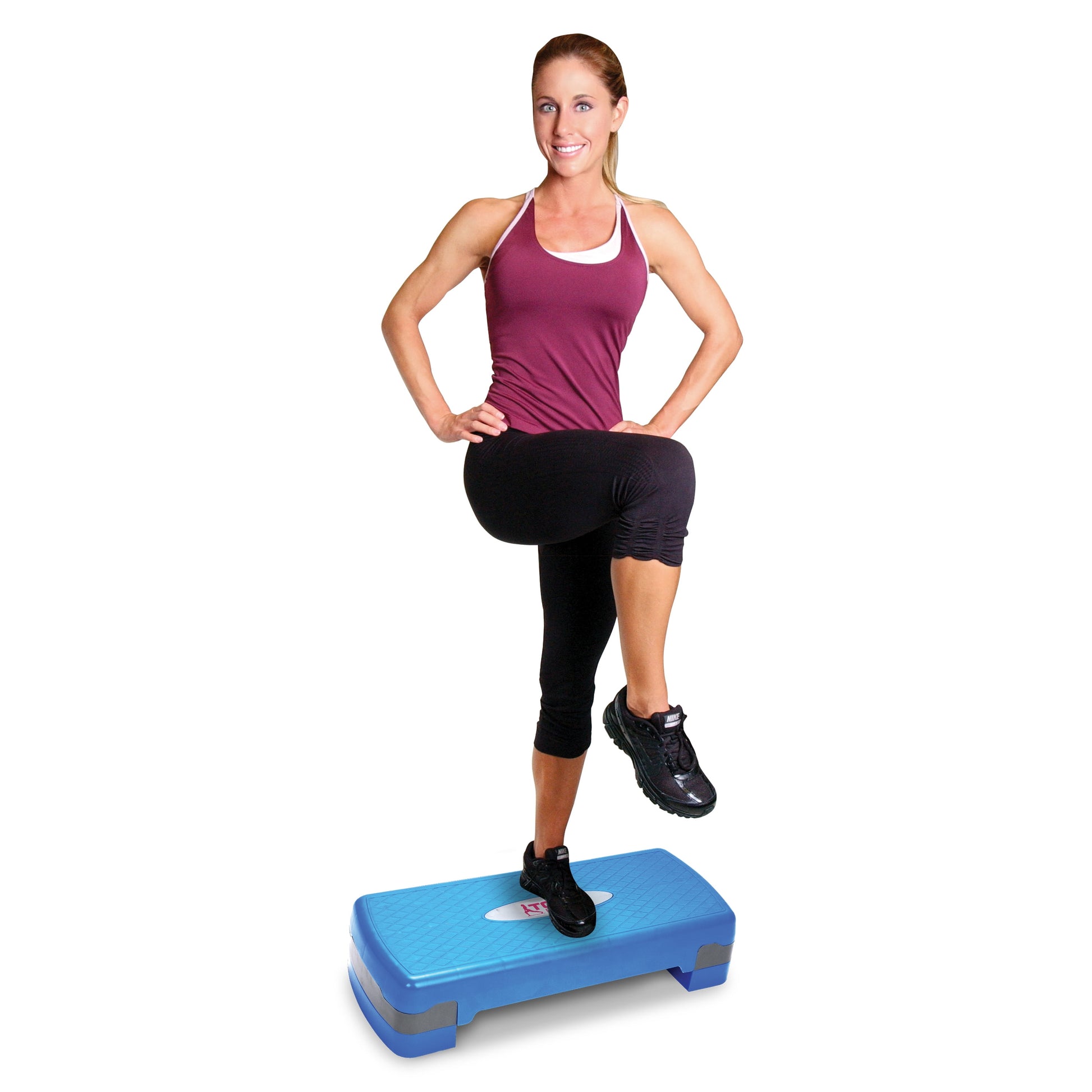 Aerobic Stepper, Blue and White